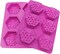 2 Pack Honeycomb Silicone Soap Molds, 6 Cavity Hexagon Bee Silicone Molds for Soap, Lotion Bars, Wax Melts, Beeswax (Purple)